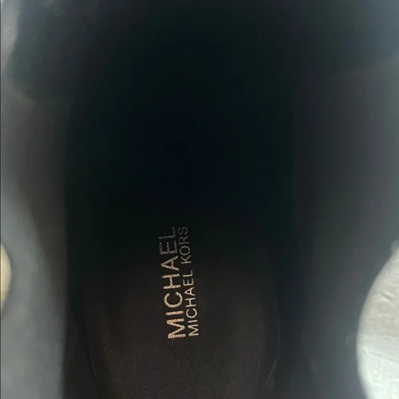 Michael Kors Black Suede Heeled Boots Size 8.5 NWOT - Picture 8 of 9